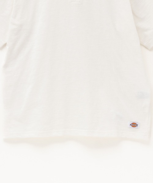 Dickies(ディッキーズ)の「Dickies スラブヘンリーネック半袖Tシャツ(Tシャツ/カットソー・メンズ・ネイビー/ブラック/ホワイト・M/XL/L/S/XXL)」の4枚目の写真