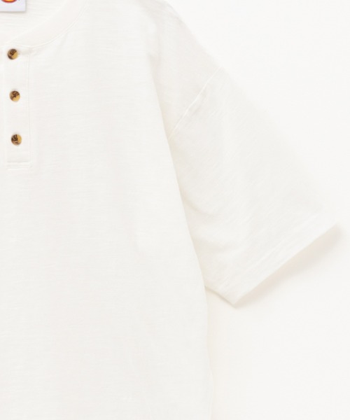 Dickies(ディッキーズ)の「Dickies スラブヘンリーネック半袖Tシャツ(Tシャツ/カットソー・メンズ・ネイビー/ブラック/ホワイト・M/XL/L/S/XXL)」の13枚目の写真
