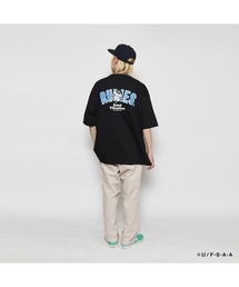 RUDIE'SxCRAYON SHINCHAN MOSH BIGSILHOUETTE PKTTEE/ ルーディーズ×クレヨンしんちゃん モッシュ ビッグシルエットポケットTシャツ