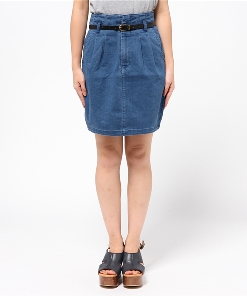 Heather（ヘザー）の「15FWベルトツキコクーンスカート　568418（スカート・レディース・ブルー/ネイビー/カーキ/ブラック/レッド系その他/ホワイト×ブラック・SMALL/MEDIUM）」の9枚目の写真