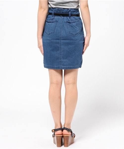 Heather（ヘザー）の「15FWベルトツキコクーンスカート　568418（スカート・レディース・ブルー/ネイビー/カーキ/ブラック/レッド系その他/ホワイト×ブラック・SMALL/MEDIUM）」の15枚目の写真