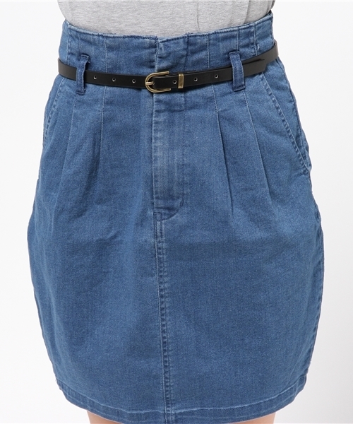 Heather（ヘザー）の「15FWベルトツキコクーンスカート　568418（スカート・レディース・ブルー/ネイビー/カーキ/ブラック/レッド系その他/ホワイト×ブラック・SMALL/MEDIUM）」の16枚目の写真