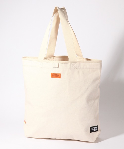 NEW ERA（ニューエラ）の「【UNIVERSAL OVERALL/ユニバーサルオーバーオール】x【NEWERA/ニューエラ 】キャンバスコットン トートバッグ（トートバッグ・メンズ・アイボリー・FREE）」の3枚目の写真