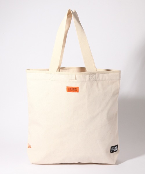 NEW ERA（ニューエラ）の「【UNIVERSAL OVERALL/ユニバーサルオーバーオール】x【NEWERA/ニューエラ 】キャンバスコットン トートバッグ（トートバッグ・メンズ・アイボリー・FREE）」の2枚目の写真