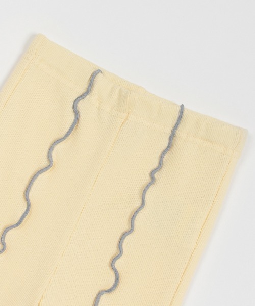 petit main(プティマイン)の「【タフコットン】7分丈レギンス(レギンス/スパッツ・キッズ・レモンイエロー/チャコール/キナリ/ブラック/アイボリー/ライトピンク/ライトベージュ・100cm/90cm/80cm/120cm/130cm/110cm)」の20枚目の写真