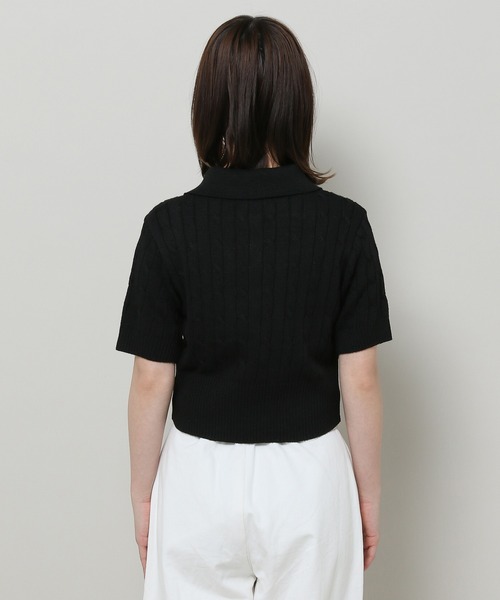 FANCY CLUB(ファンシークラブ)の「NASTY FANCY CLUB/ケーブルニットカーディガン 2123894(カーディガン/ボレロ・レディース・グレー/ブラック・FREE)」の19枚目の写真