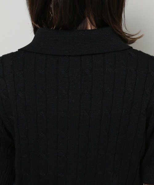 FANCY CLUB(ファンシークラブ)の「NASTY FANCY CLUB/ケーブルニットカーディガン 2123894(カーディガン/ボレロ・レディース・グレー/ブラック・FREE)」の20枚目の写真