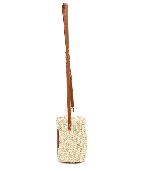 MIAN (ミアン)の「【MIAN】ドッキングペーパーショルダーバッグ ドロスト レザー コンビ 巾着 ペーパー 筒形 /2244-500-1(ショルダーバッグ・レディース・ブラウン/グレー/ブラック・FREE)」の11枚目の写真