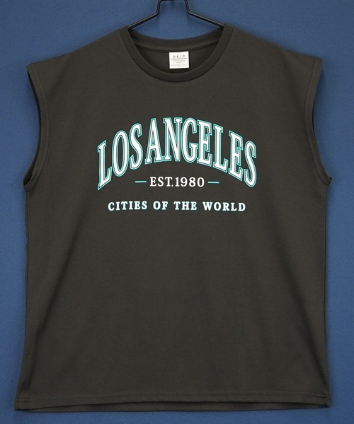 BAYBLO（ベイブロ）の「(GV)ユニセックス ワイドノースリーブTシャツ  UVカット　吸水速乾（タンクトップ・メンズ・インディゴブルー/ホワイト/ブルー/ライトブラック/スミクロ/ホワイト系その他2/ブラック系その他2/ブラック・LL/M/L）」の11枚目の写真