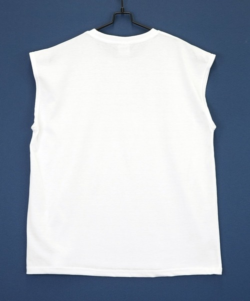 BAYBLO（ベイブロ）の「(GV)ユニセックス ワイドノースリーブTシャツ  UVカット　吸水速乾（タンクトップ・メンズ・インディゴブルー/ホワイト/ブルー/ライトブラック/スミクロ/ホワイト系その他2/ブラック系その他2/ブラック・LL/M/L）」の16枚目の写真