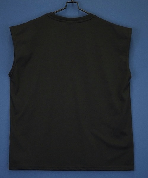 BAYBLO（ベイブロ）の「(GV)ユニセックス ワイドノースリーブTシャツ  UVカット　吸水速乾（タンクトップ・メンズ・インディゴブルー/ホワイト/ブルー/ライトブラック/スミクロ/ホワイト系その他2/ブラック系その他2/ブラック・LL/M/L）」の17枚目の写真