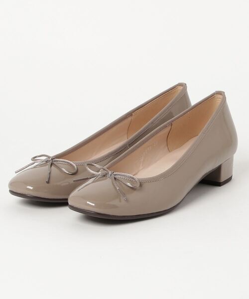 HIPS(ヒップス)の「スクエアトゥヒールアップバレエシューズ(バレエシューズ・レディース・ネイビー/シルバー/ブラック/レッド/ライトグレー/ブラック系その他/ゴールド/グリーン系その他/ボルドー/ブルー系その他/パイソン/ピンク/ホワイト系その他/ワイン/ベージュ系その他/カーキ/ライトイエロー/アニマル・24cm/22.5cm/23.5cm/23cm/24.5cm/22cm/22.5㎝)」の6枚目の写真