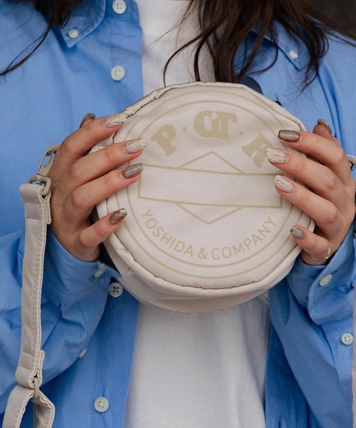 beautiful people（ビューティフルピープル）の「beautiful people POTRxbp shoulder bag in nylon twill 1415612001（ショルダーバッグ・メンズ・グリーン/グレー/ホワイト・FREE）」の2枚目の写真