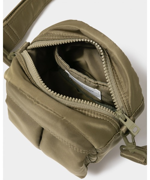 beautiful people（ビューティフルピープル）の「beautiful people POTRxbp shoulder bag in nylon twill 1415612001（ショルダーバッグ・メンズ・グリーン/グレー/ホワイト・FREE）」の11枚目の写真