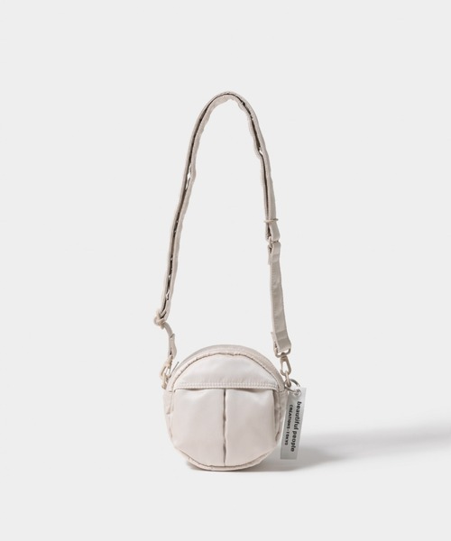 beautiful people（ビューティフルピープル）の「beautiful people POTRxbp shoulder bag in nylon twill 1415612001（ショルダーバッグ・メンズ・グリーン/グレー/ホワイト・FREE）」の13枚目の写真