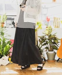[MODE NORM CORE]リヨセルデニムボリュームパンツ