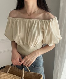 2wayオフショル半袖トップス