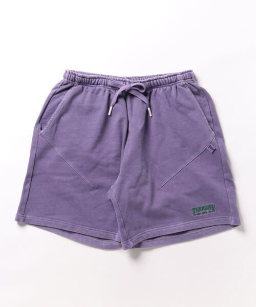 THRASHER(スラッシャー)の「【THRASHER/スラッシャー】ヘビーウェイト ピグメント加工スウェットショートパンツ(スウェットパンツ・メンズ・グリーン/パープル/オフホワイト/ブラック・MEDIUM/LARGE/X-LARGE)」の5枚目の写真