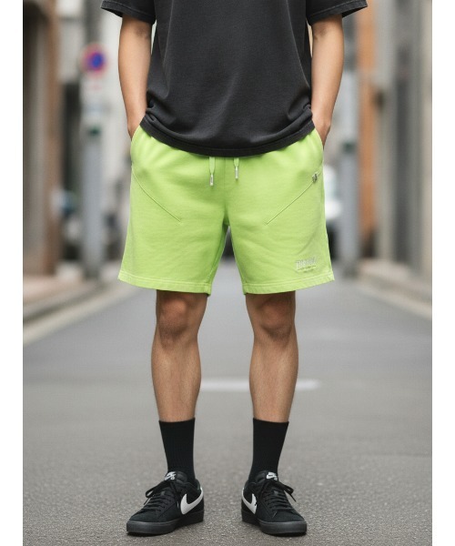 THRASHER(スラッシャー)の「【THRASHER/スラッシャー】ヘビーウェイト ピグメント加工スウェットショートパンツ(スウェットパンツ・メンズ・グリーン/パープル/オフホワイト/ブラック・MEDIUM/LARGE/X-LARGE)」の1枚目の写真