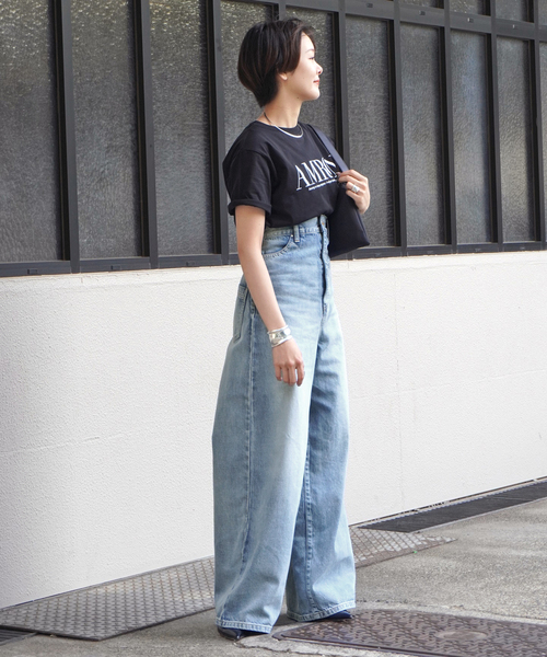 Juha（ユハ）の「【JUHA/ユハ】別注スーパーハイウエストデニム（デニムパンツ・レディース・ブルー・34/36/38）」の2枚目の写真