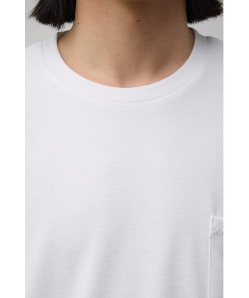AZUL by moussy(アズールバイマウジー)の「ステッチデザインポケットTシャツ(Tシャツ/カットソー・メンズ・ホワイト/ブラック/グレー・MEDIUM/LARGE)」の10枚目の写真
