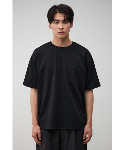 AZUL by moussy(アズールバイマウジー)の「ステッチデザインポケットTシャツ(Tシャツ/カットソー・メンズ・ホワイト/ブラック/グレー・MEDIUM/LARGE)」の17枚目の写真