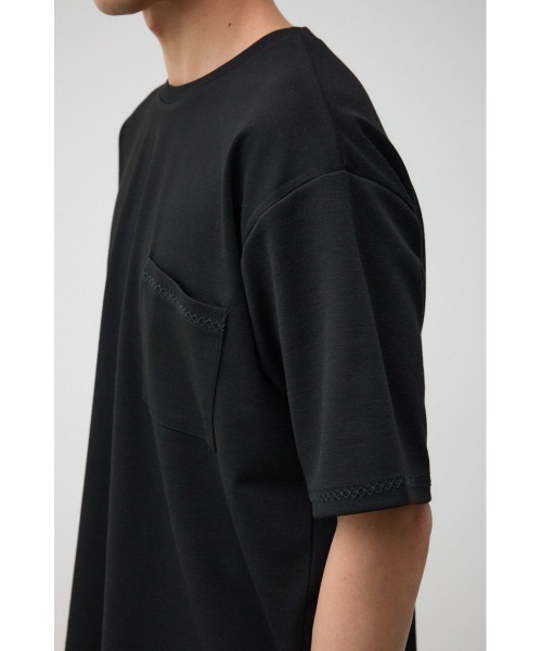 AZUL by moussy(アズールバイマウジー)の「ステッチデザインポケットTシャツ(Tシャツ/カットソー・メンズ・ホワイト/ブラック/グレー・MEDIUM/LARGE)」の22枚目の写真