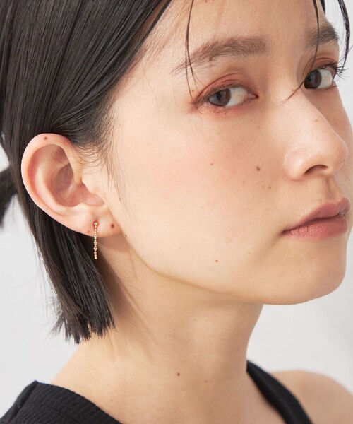 EMMEL REFINES(エメルリファインズ)の「<BDM STUDIO>ボールポイント ピアス<Select by EMMEL REFINES>(ピアス(両耳用)・レディース・ゴールド・FREE)」の2枚目の写真