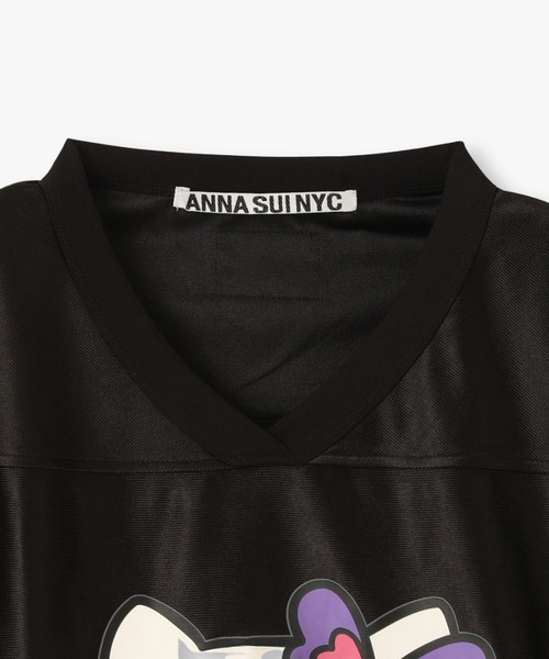 ANNA SUI NYC（アナ スイ エヌ ワイ シー）の「ANNA SUI NYC HELLO KITTY ゲームシャツ（Tシャツ/カットソー・レディース・ブラック・FREE）」の2枚目の写真