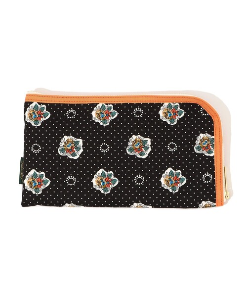 SOULEIADO（ソレイアード）の「SOULEIAO コットンオックス パスポートケース（パスポートケース・レディース・ブラック系その他/ライトグリーン・FREE）」の2枚目の写真