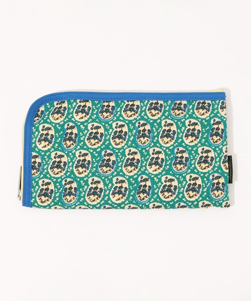 SOULEIADO（ソレイアード）の「SOULEIAO コットンオックス パスポートケース（パスポートケース・レディース・ブラック系その他/ライトグリーン・FREE）」の4枚目の写真