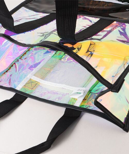 and it_（アンドイット）の「オーロラクリアバッグ（トートバッグ・レディース・アイボリー/ブラック・FREE）」の10枚目の写真