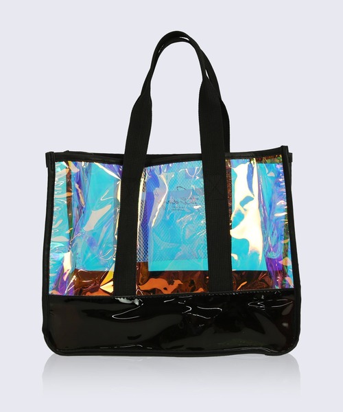 and it_（アンドイット）の「オーロラクリアバッグ（トートバッグ・レディース・アイボリー/ブラック・FREE）」の7枚目の写真