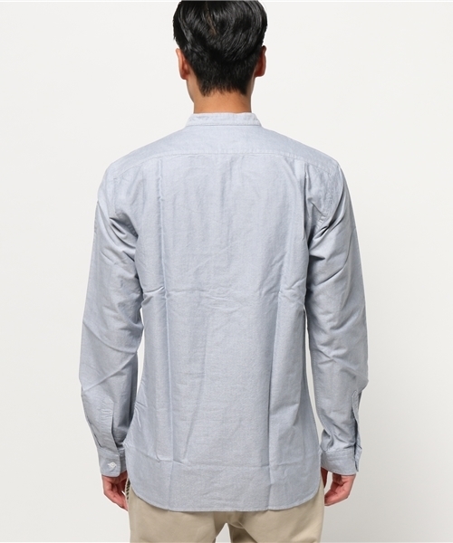 OUTLET（アウトレット）の「【CIAOPANIC TYPY】オックスバンドカラー（シャツ/ブラウス・メンズ・ホワイト/ネイビー・MEDIUM/LARGE）」の11枚目の写真