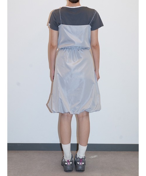 CHAROL（シャロル）の「バルーンキャミワンピース（ワンピース・レディース・ブラック/グレー・FREE）」の12枚目の写真