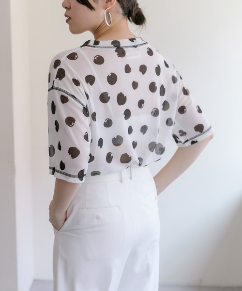 ear PAPILLONNER カットソー半袖 ear PAPILLONNER（イアパピヨネ）の「【UNO×ear PAPILLONNER