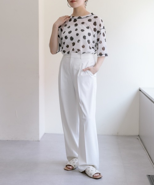 ear PAPILLONNER（イアパピヨネ）の「シアードットプリントT