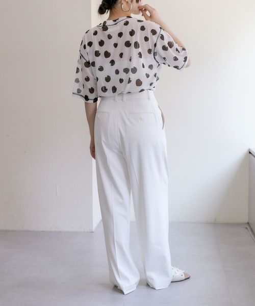 メッシュボーダーTシャツ【SUM1 STYLE】（Tシャツ/カットソー
