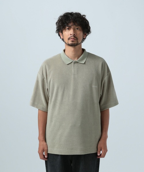 BAYFLOW(ベイフロー)の「パイルワンポイントポロシャツ(ポロシャツ・メンズ・ネイビー/カーキ・MEDIUM/LARGE)」の10枚目の写真
