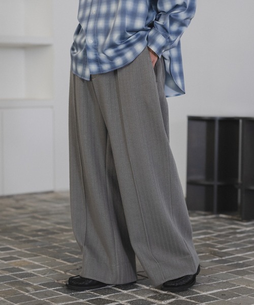 CASPER JOHN（キャスパージョン）の「Knit sweat pants/ニットスウェットパンツ（スウェットパンツ・メンズ・グレー/カーキ/ブラック・LARGE/MEDIUM/SMALL/X-SMALL）」の9枚目の写真