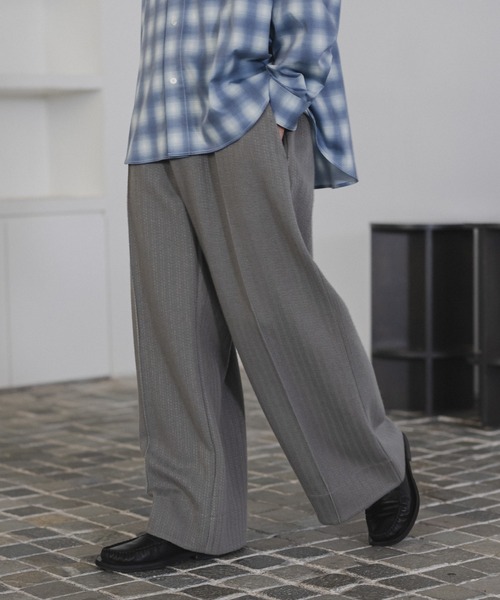 CASPER JOHN（キャスパージョン）の「Knit sweat pants/ニットスウェットパンツ（スウェットパンツ・メンズ・グレー/カーキ/ブラック・LARGE/MEDIUM/SMALL/X-SMALL）」の10枚目の写真