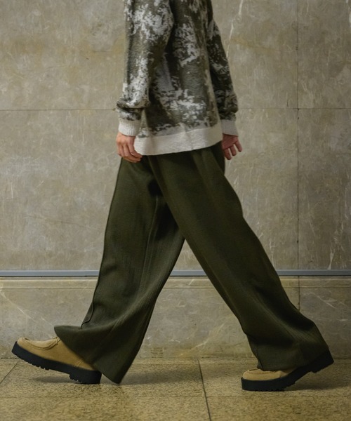 CASPER JOHN（キャスパージョン）の「Knit sweat pants/ニットスウェットパンツ（スウェットパンツ・メンズ・グレー/カーキ/ブラック・LARGE/MEDIUM/SMALL/X-SMALL）」の15枚目の写真