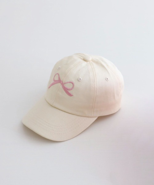almo(アルモ)の「リボンキャップ(se)(キャップ・レディース・ホワイト/ブラック/ブラック×ホワイト/ブルー系その他/ピンク系その他/ホワイト×ピンク・FREE)」の3枚目の写真