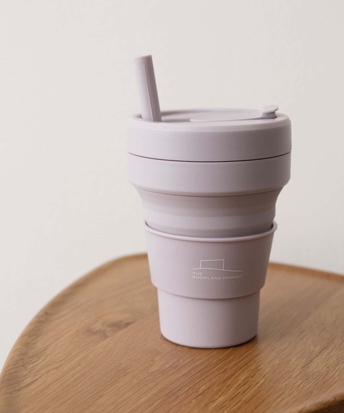 stojo（ストージョ）の「『別注』stojo×TGM　cup 470ml（その他雑貨・レディース・オフホワイト/アイボリー/パープル系その他/ホワイト系その他/グリーン/ホワイト/ラベンダー/グリーン系その他・FREE）」の8枚目の写真