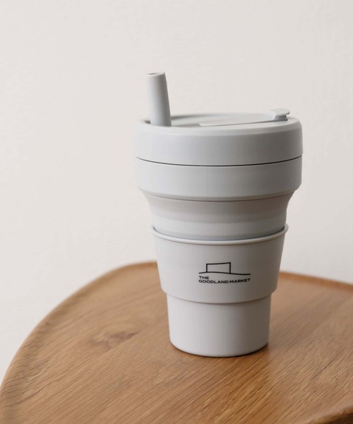 stojo（ストージョ）の「『別注』stojo×TGM　cup 470ml（その他雑貨・レディース・オフホワイト/アイボリー/パープル系その他/ホワイト系その他/グリーン/ホワイト/ラベンダー/グリーン系その他・FREE）」の2枚目の写真
