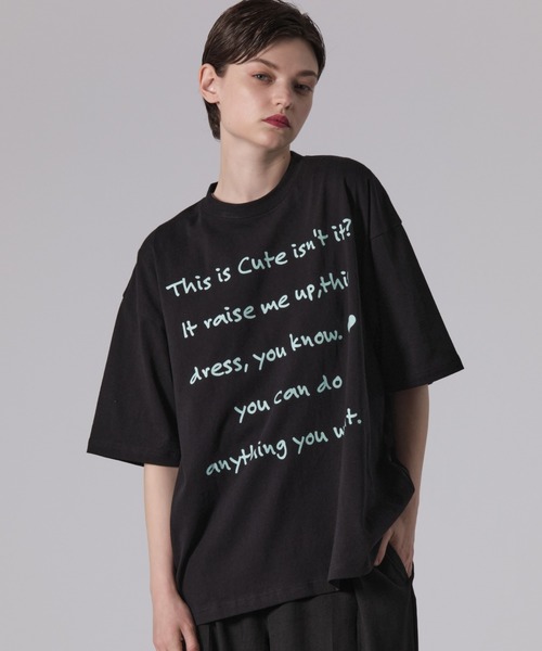 【MEOW BY MINA】BIG LOGO TEE ビッグロゴ Tシャツ 梨泰院クラス MMA_Jerry Ukai Mountain Big Tee Black – CONNECTED