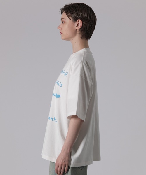ONCILY（オンシェリー）の「BIG LOGO T-SHIRT / ビッグロゴTシャツ（Tシャツ/カットソー・メンズ・ブラック/ネイビー/オフホワイト・LARGE/MEDIUM/SMALL）」の15枚目の写真