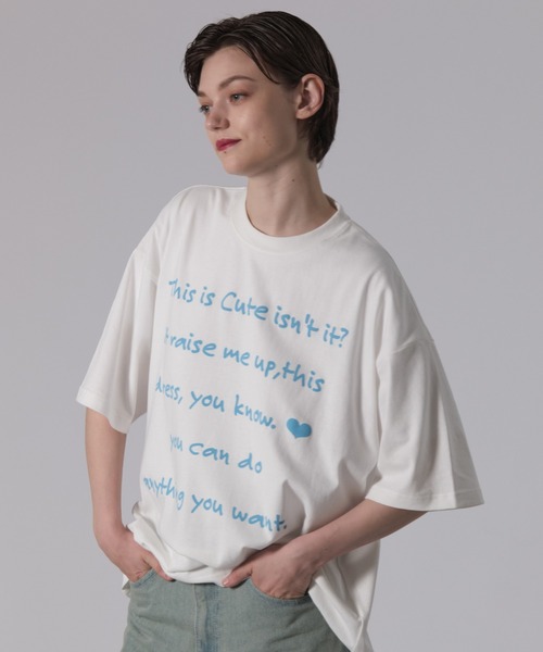 ONCILY（オンシェリー）の「BIG LOGO T-SHIRT / ビッグロゴTシャツ（Tシャツ/カットソー・メンズ・ブラック/ネイビー/オフホワイト・LARGE/MEDIUM/SMALL）」の17枚目の写真