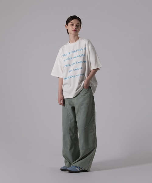 ONCILY（オンシェリー）の「BIG LOGO T-SHIRT / ビッグロゴTシャツ（Tシャツ/カットソー・メンズ・ブラック/ネイビー/オフホワイト・LARGE/MEDIUM/SMALL）」の11枚目の写真