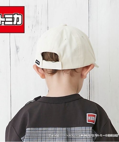 petit main（プティマイン）の「アルファベットロゴキャップ（キャップ・キッズ・チャコール/ネイビー/アイボリー・50cm/52cm/54cm）」の15枚目の写真